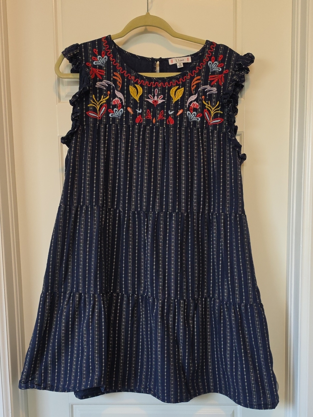 L Love Cotton Dress - Medium